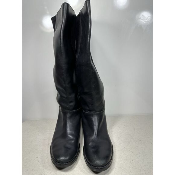 Cole Haan Adler Women's Riding Leather Boots Black 9B - Picture 4 of 6